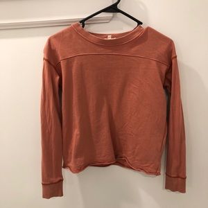 Madewell terracotta sweatshirt